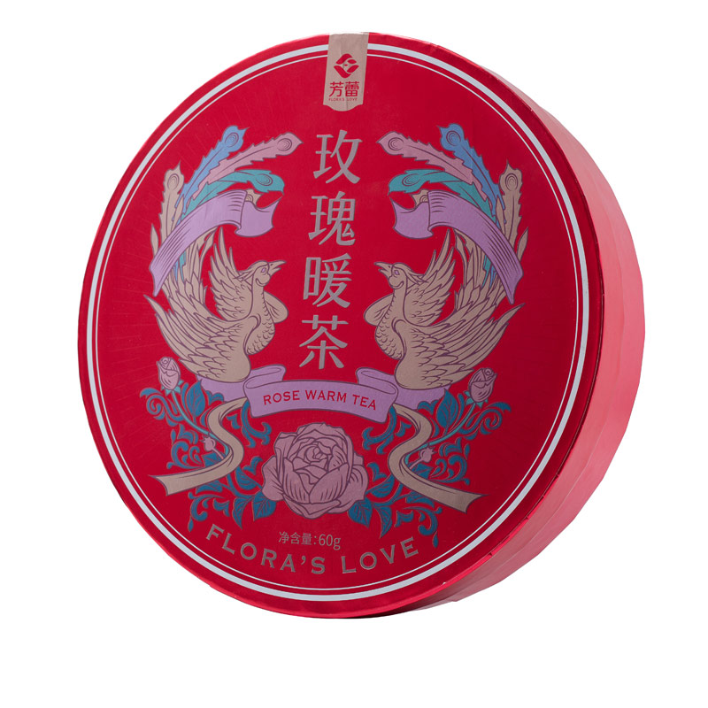 （6g×10）圆盒玫瑰暖茶礼盒