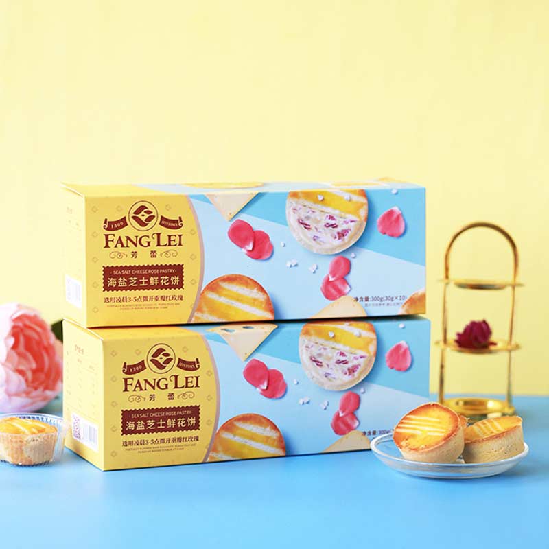 （30gX10）海盐芝士鲜花饼